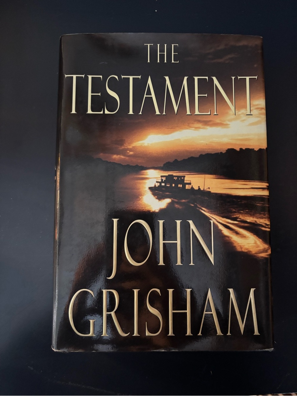 The Testament by John Grisham - Hardcover with Dust Jacket - Sunset Cover